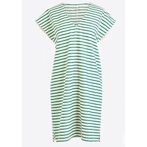 J. Crew Stripe Cap Sleeve Dress
